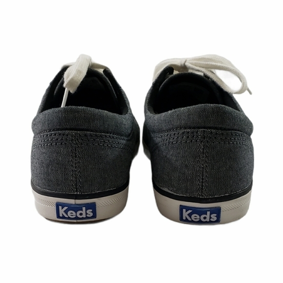 Keds Flats Maven Chambray Gray Blue Woven Fabric - Picture 5 of 8